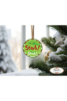Shop For Stink Stank Stunk Christmas Sign - Wreath Enhancement