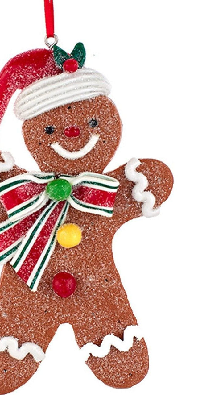 Sugar Sprinkle Festive Gingerbread Cookie Ornament - Michelle's aDOORable Creations - Holiday Ornaments