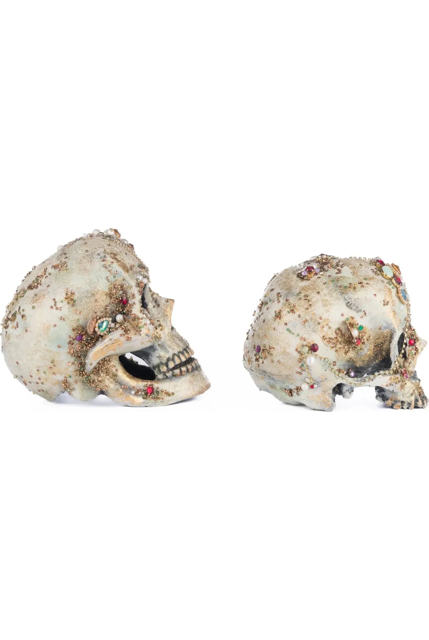 Shop For Tabletop Jewel Encrusted Skulls Assortment of 2 28-428214