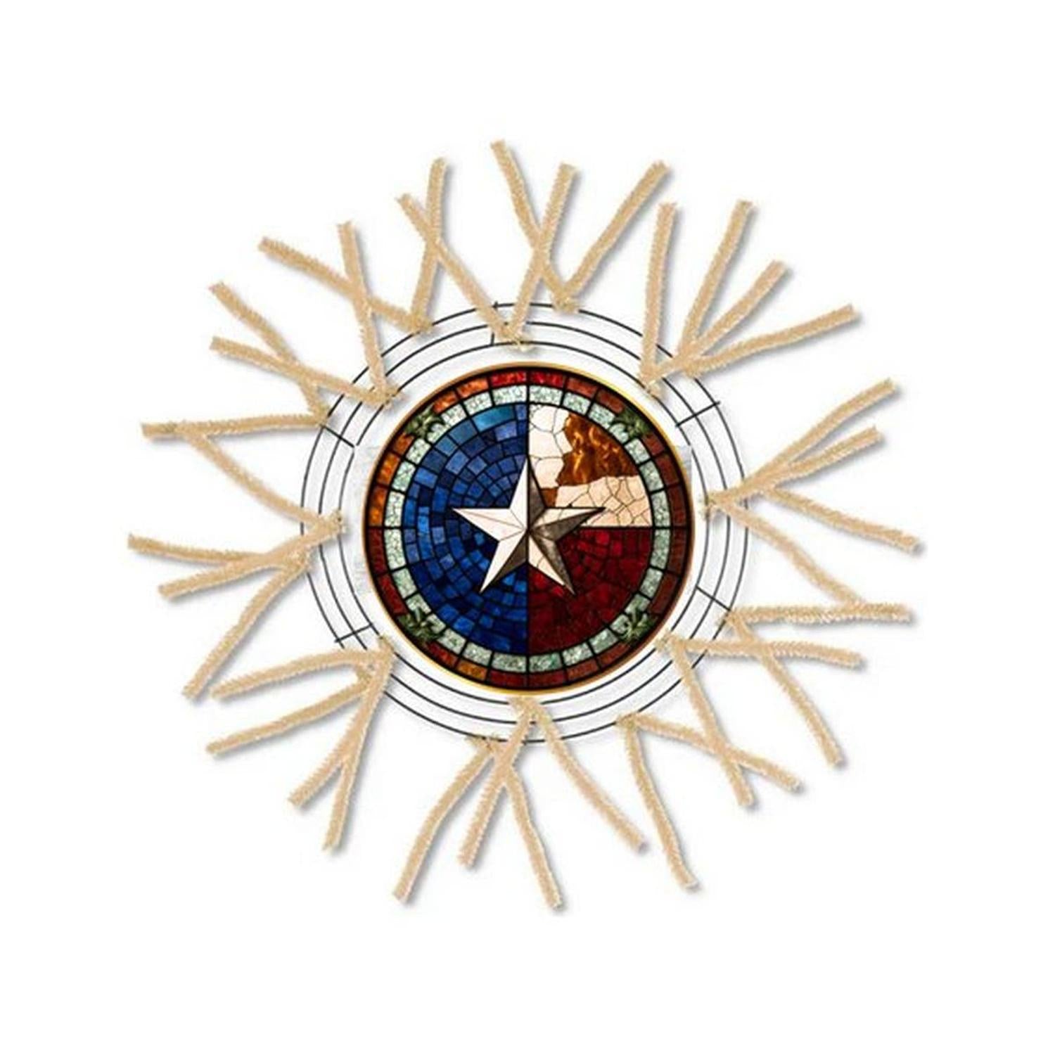 Texas Lone Star State Round Sign