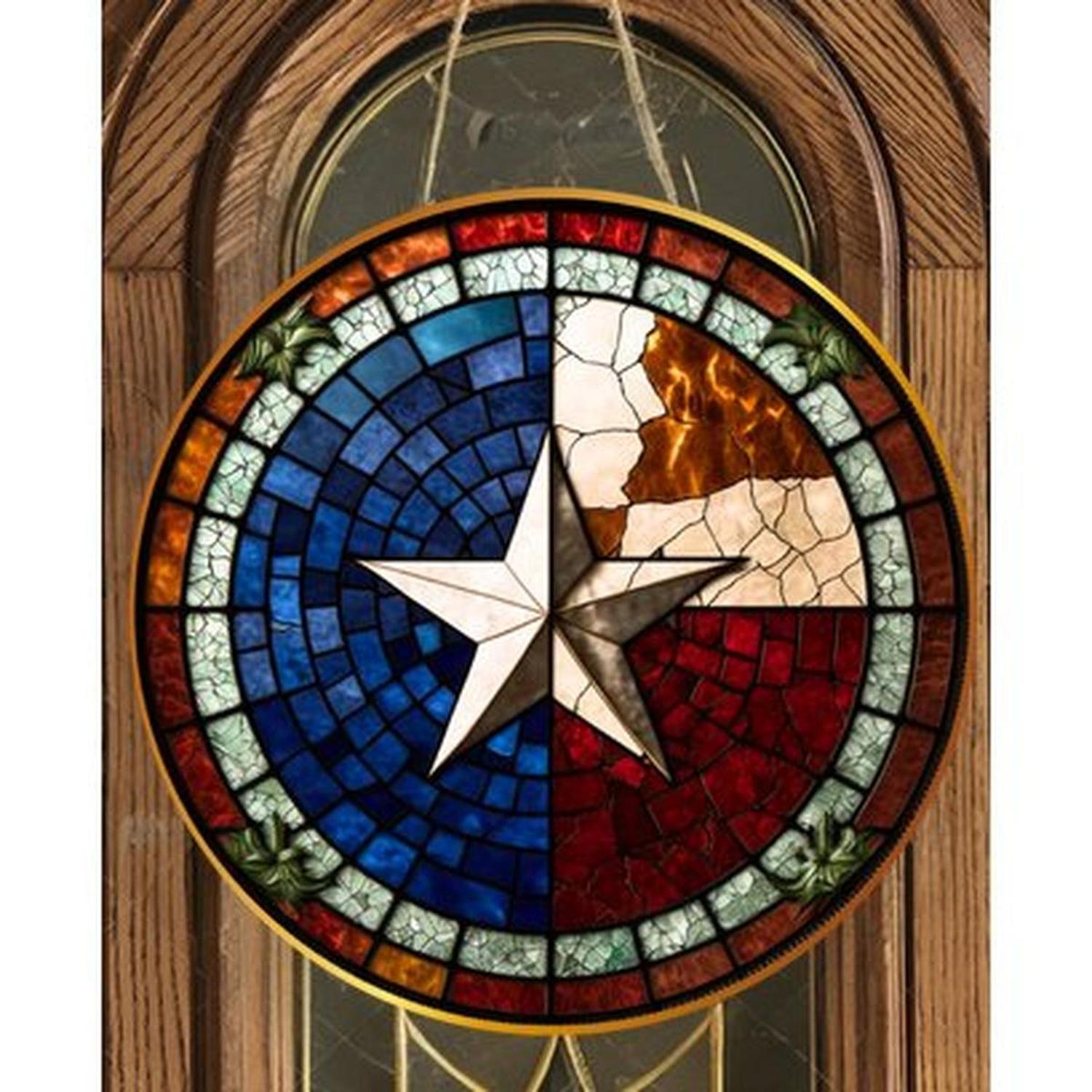 Texas Lone Star State Round Sign