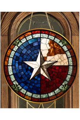 Shop For Texas Lone Star State Round Sign - Wreath Enhancement