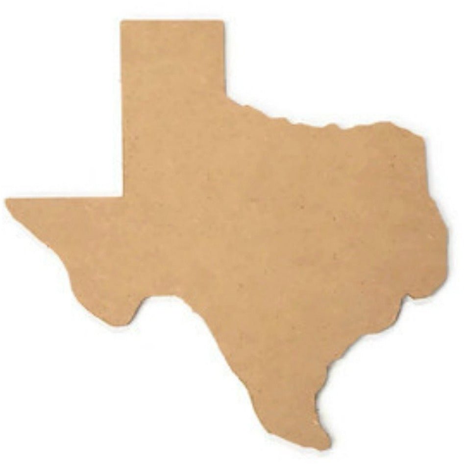 Shop For Texas Shaped Wood Cutout - Unfinished Wood at Michelle's aDOORable Creations