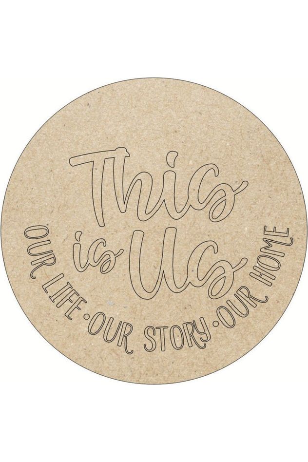 Shop For This is Us Unfinished Wood Blank Door Hanger