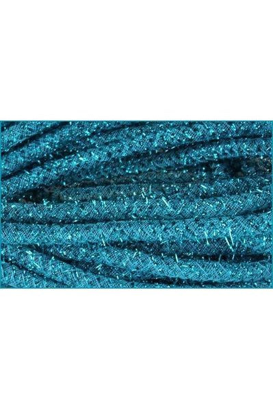 Shop For Tinsel Flex Tubing Ribbon: Metallic Turquoise (20 Yards) RE354134
