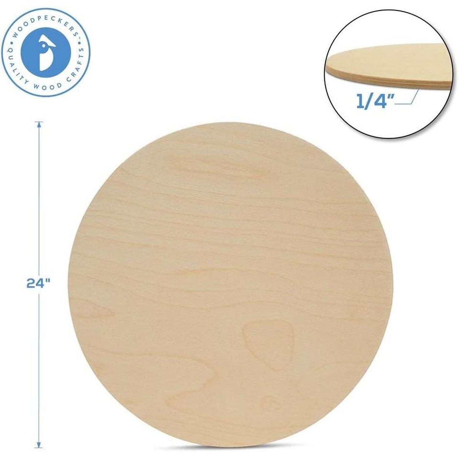 Unfinished Wood Blank Rounds