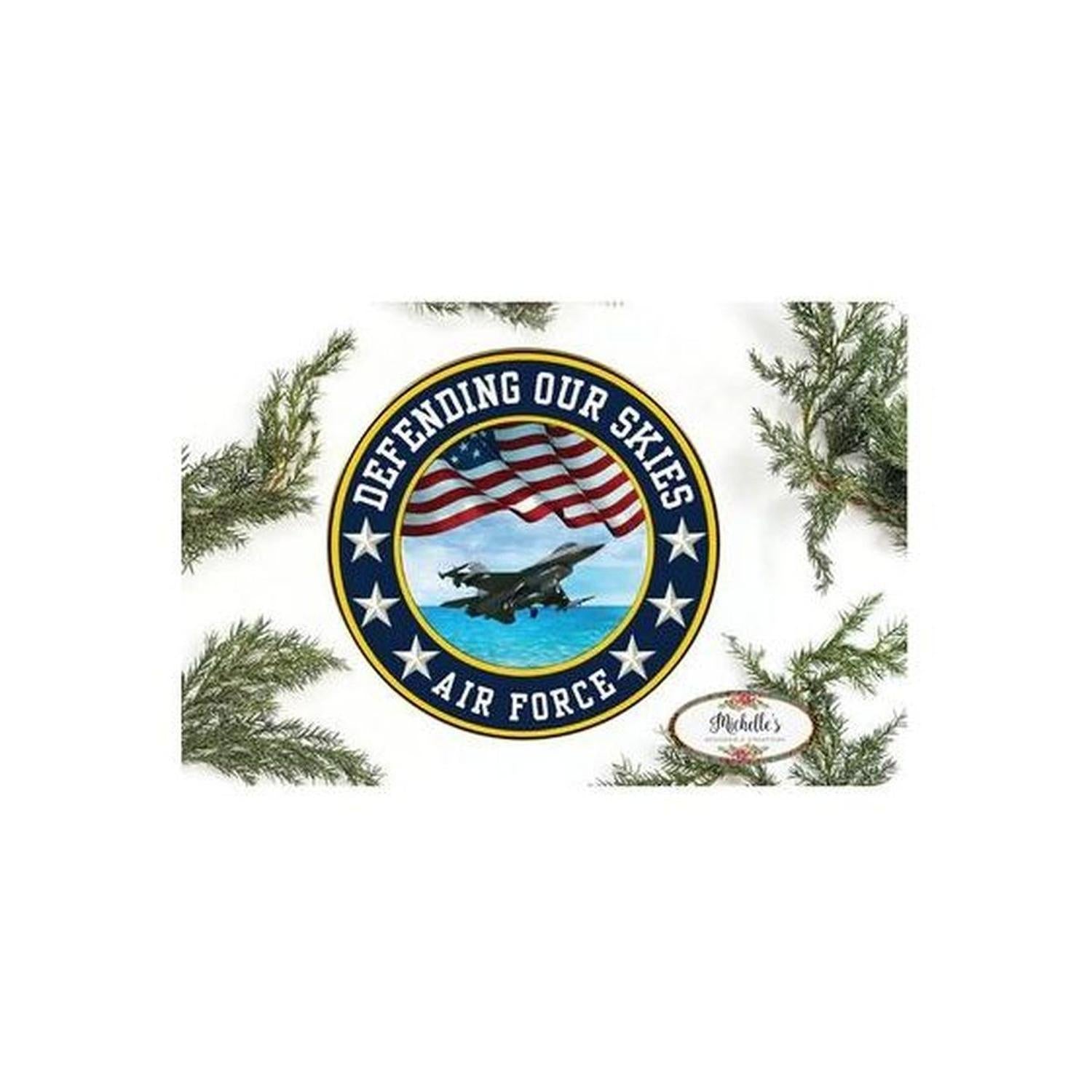 United States Air Force Round Sign