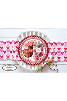 Shop For Valentine Candy and Roses Round Sign - Wreath Enhancement