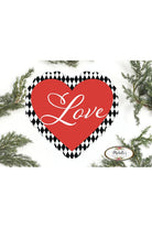 Shop For Valentine Love Harlequin Heart Sign