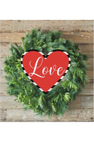 Valentine Love Striped Heart Sign - Michelle's aDOORable Creations - Signature Signs