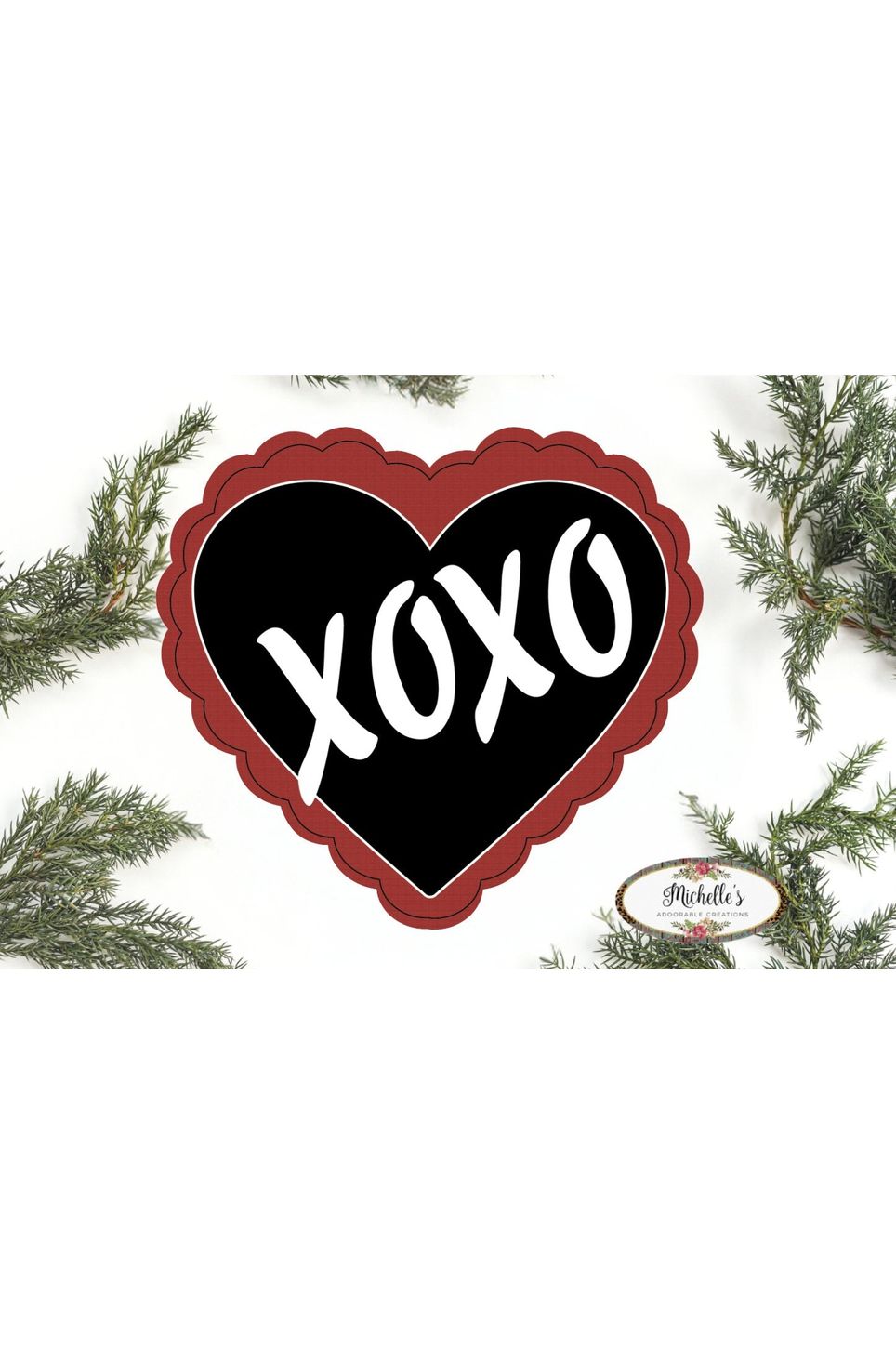 Valentine XoXo Heart Sign - Michelle's aDOORable Creations - Signature Signs