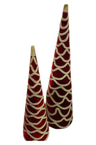 Shop For Velvet Jewel Cone Tree: Dark Red MTX72826DKRD
