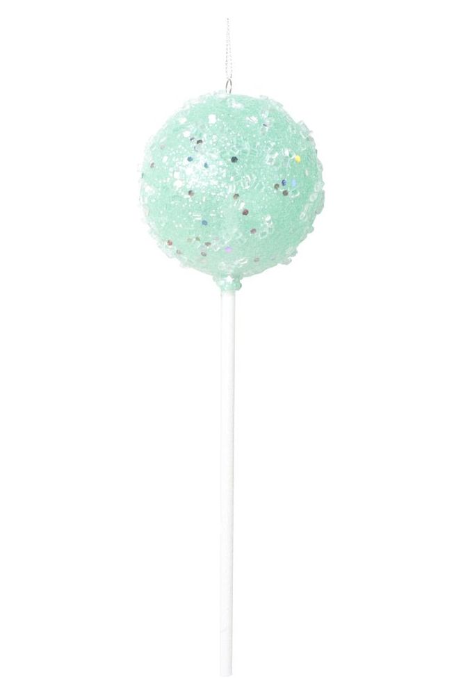 Shop For 10" Green Round Lollipop Ornament (Set of 3) at Michelle's aDOORable Creations