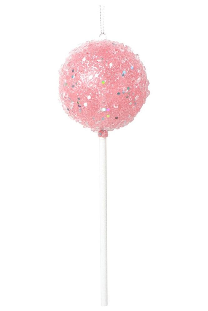 Shop For Vickerman 10" Pink Round Lollipop Ornament (Set of 3) MT222079