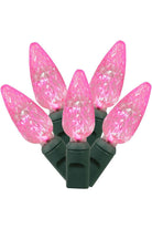 Shop For Vickerman 100 Pink C6 LED Single Mode Christmas Lights X4G8110