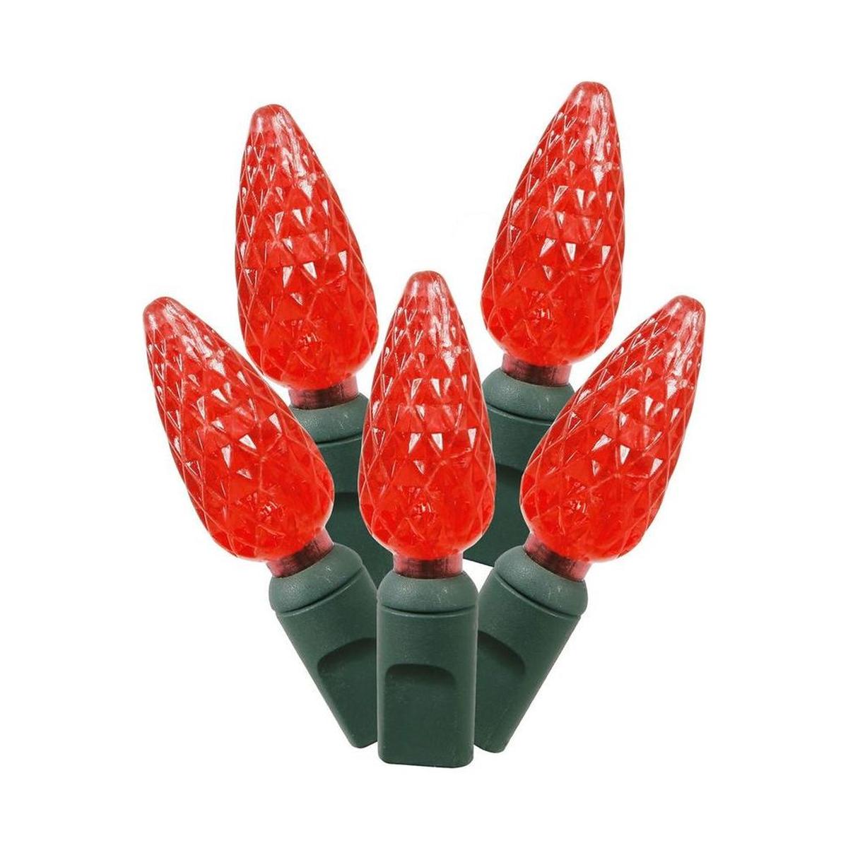Shop For Vickerman 100 Red C6 LED Single Mode Christmas Lights at Michelle's aDOORable Creations