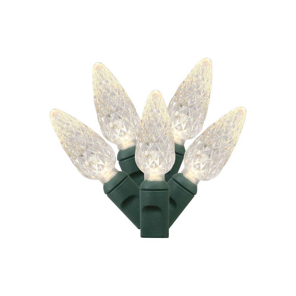 Shop For Vickerman 100 Warm White C6 LED Single Mode Christmas Lights at Michelle's aDOORable Creations