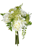 Vickerman 12'' Artificial White Rose Bouquet (Pack of 2) - Michelle's aDOORable Creations - Sprays and Picks