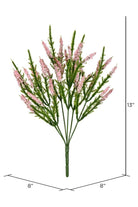 Vickerman 13" Artificial Pink Blazing Star Bush (Set of 3) - Michelle's aDOORable Creations - Sprays and Picks