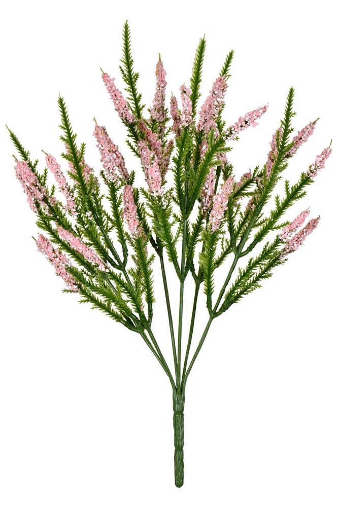 Vickerman 13" Artificial Pink Blazing Star Bush (Set of 3) - Michelle's aDOORable Creations - Sprays and Picks