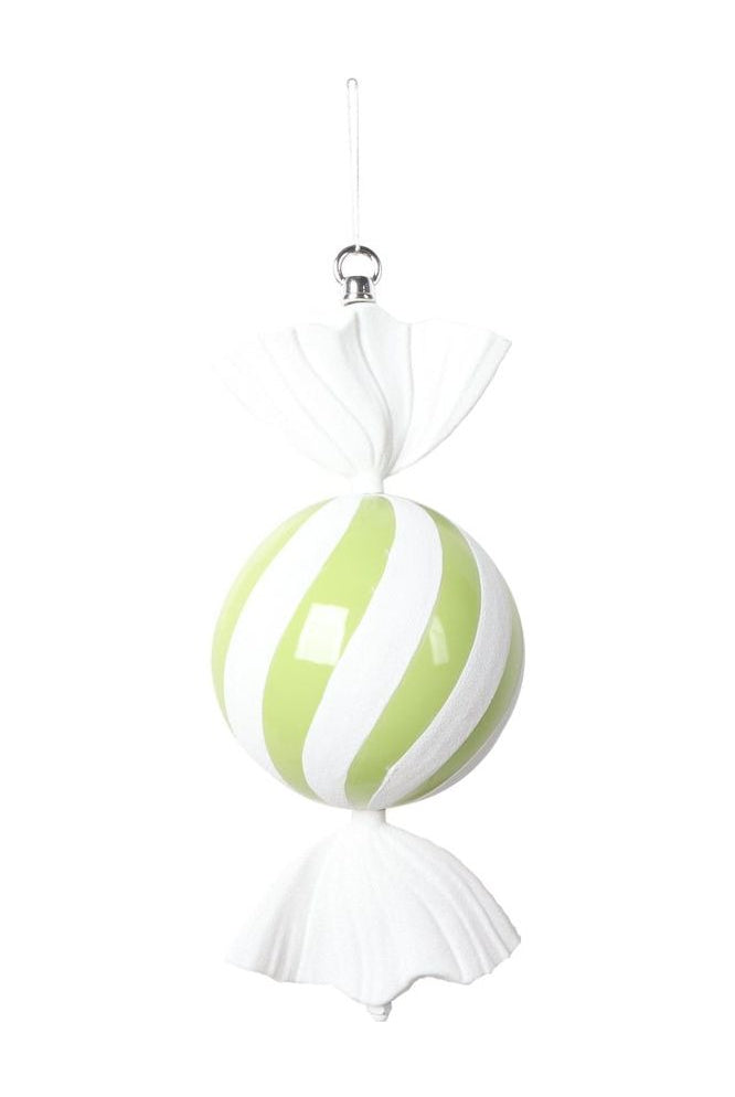 Shop For Vickerman 13" Lime Green Round Swirl Candy MT227773