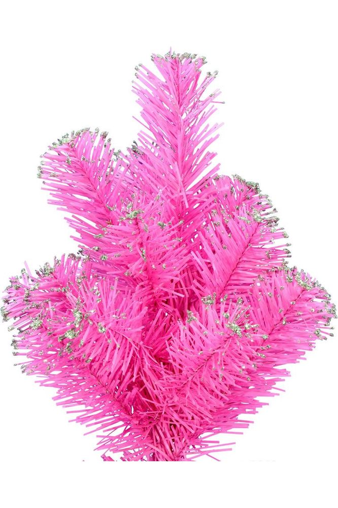 Shop For Vickerman 2' Pink Tinsel Artificial Christmas Tree, Unlit G190524