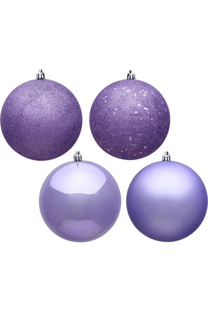 Vickerman 2.4" Lavender Assortment Ornament Balls (24 pack) - Michelle's aDOORable Creations - Holiday Ornaments