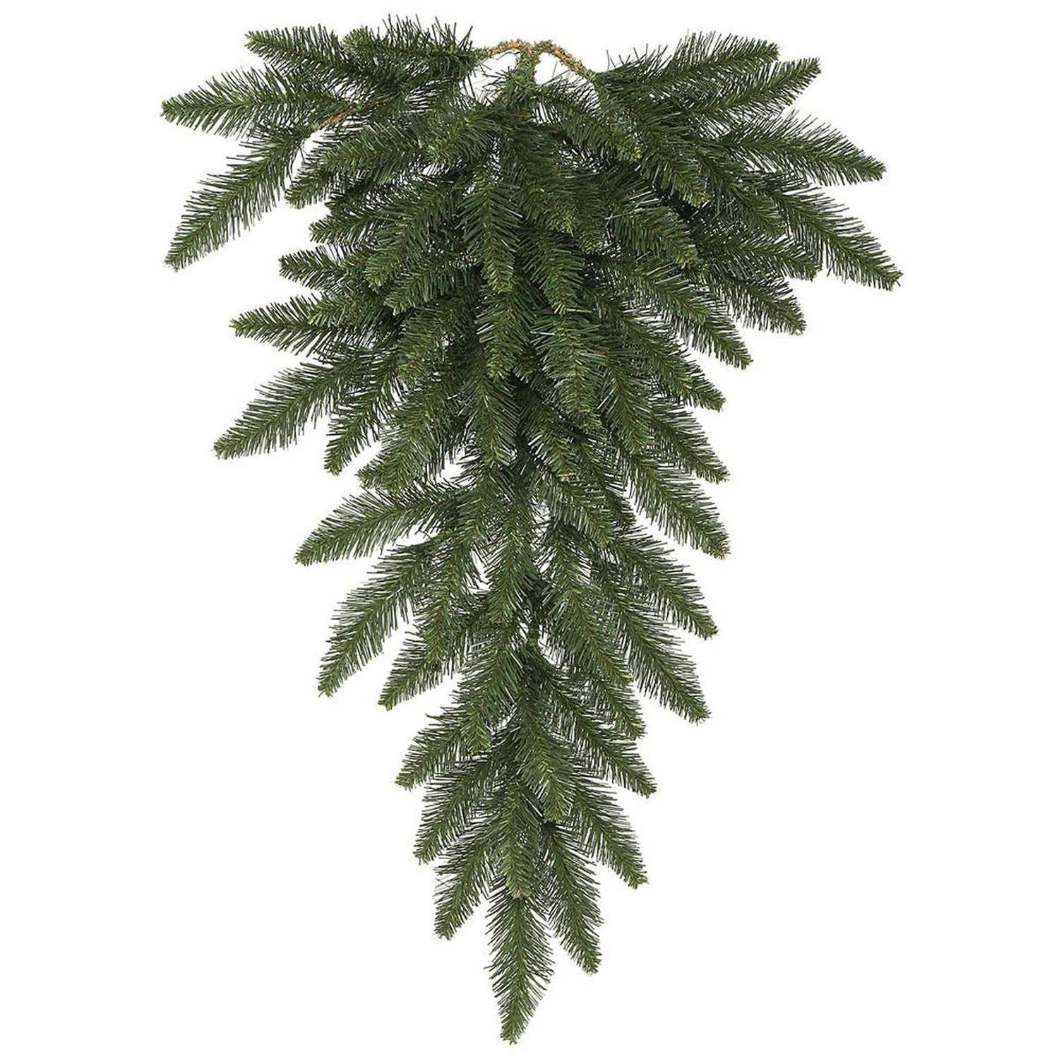 Vickerman 30" Camdon Fir Artificial Christmas Teardrop Unlit