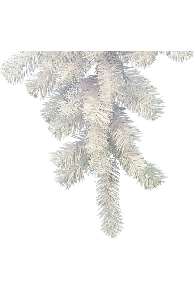 Vickerman 30" Crystal White Spruce Artificial Christmas Teardrop, Unlit - Michelle's aDOORable Creations - Work Wreath Form
