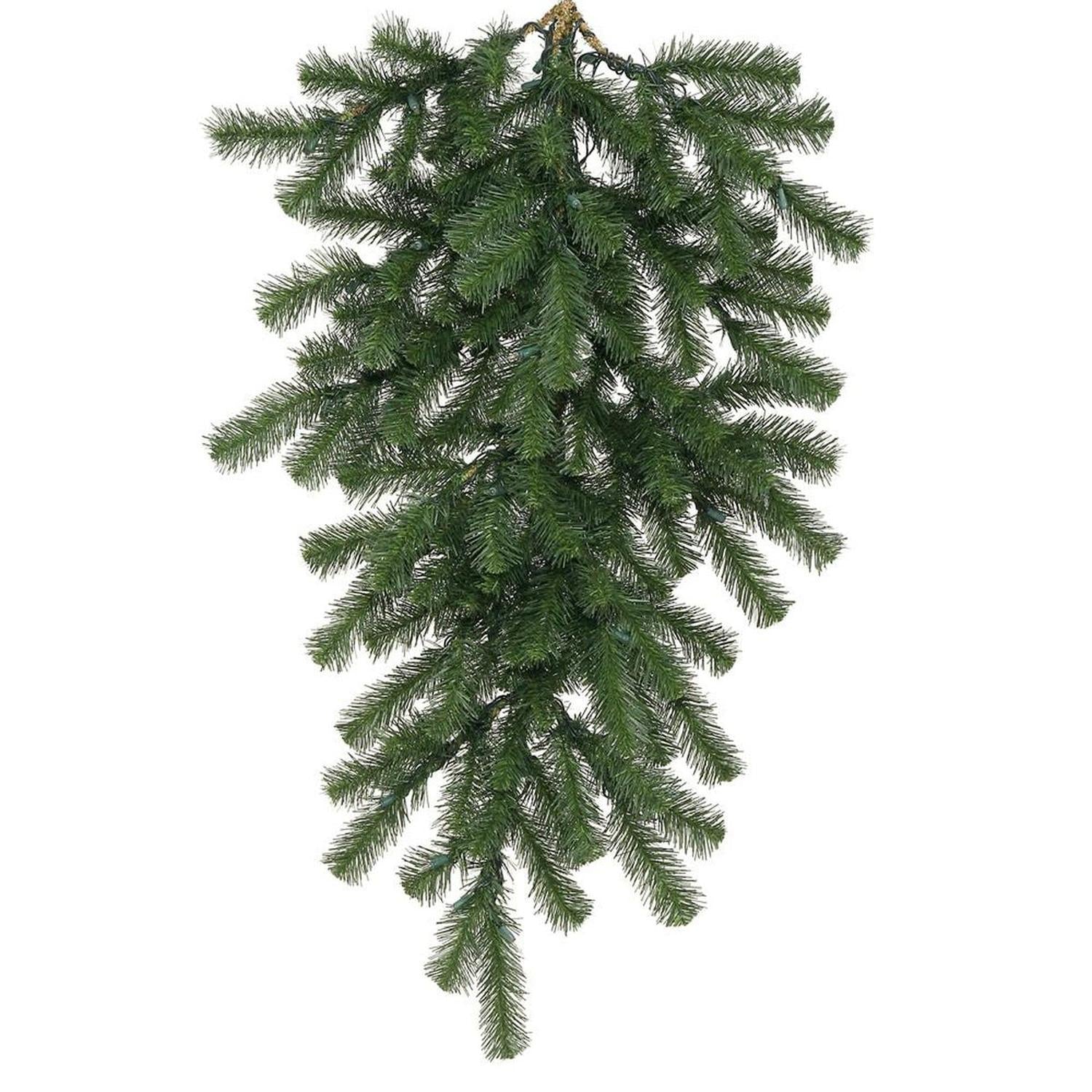 Vickerman 32" Douglas Fir Artificial Christmas Teardrop, Unlit