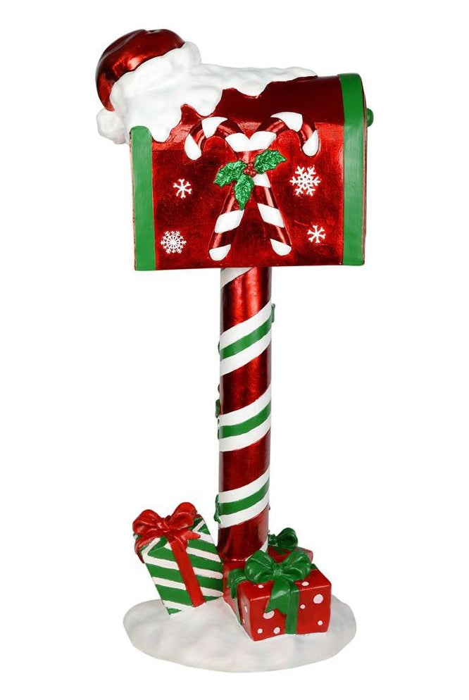 Shop For Vickerman 36" Letters To Santa Red Mailbox Sign JR172240