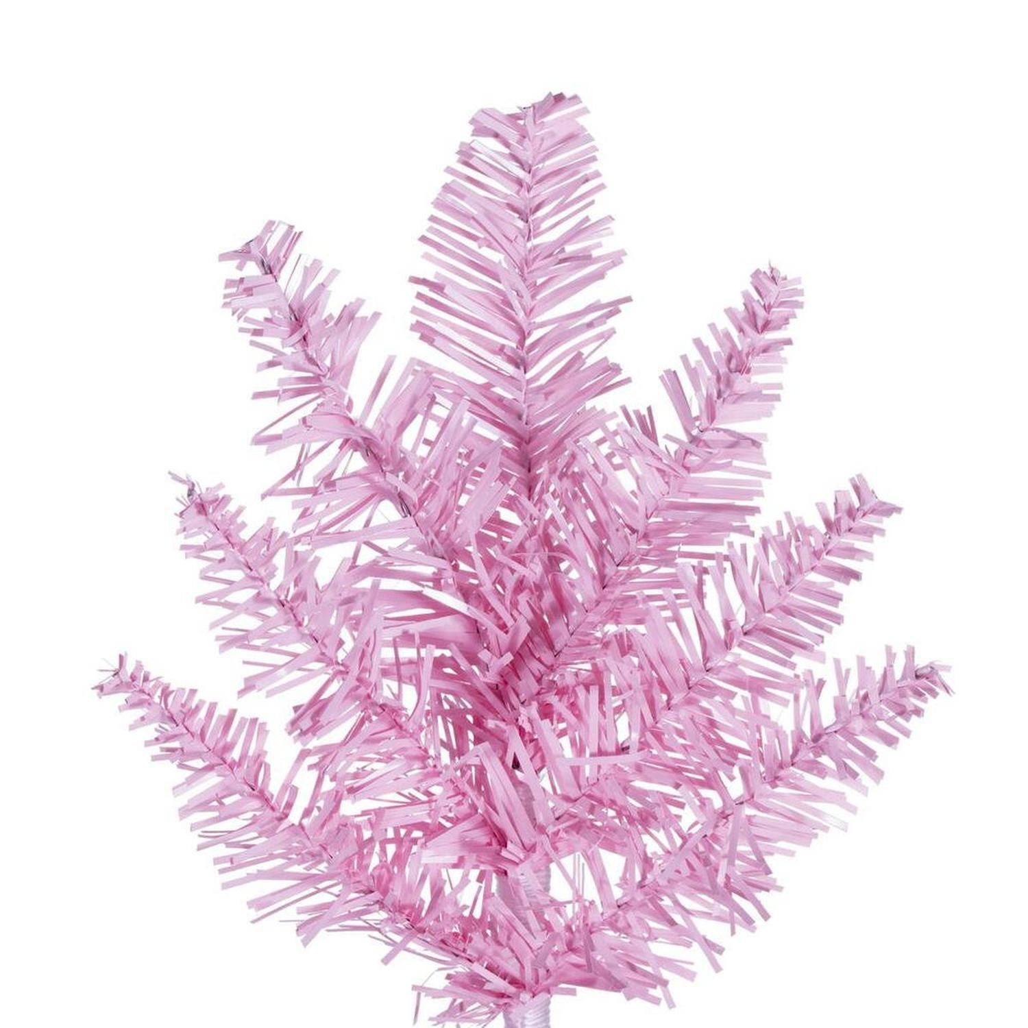 Vickerman 36" Plastic Fir Unlit Artificial Christmas Tree in Pink