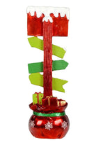 Vickerman 37" Red Green North Pole Direction Sign - Michelle's aDOORable Creations - Christmas Decor