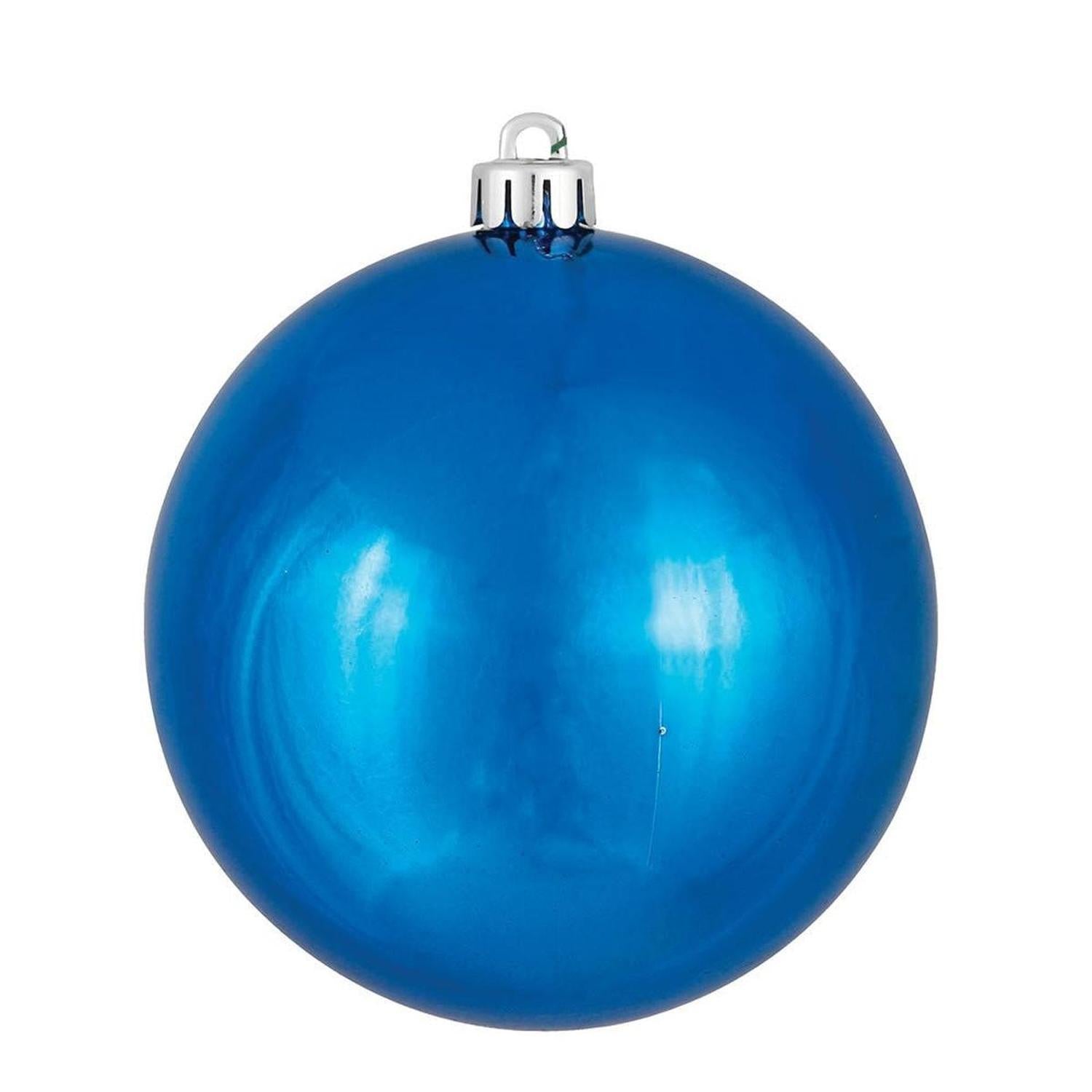 Shop For Blue Shiny Ball Christmas Tree Ornament (6 pack) at Michelle's aDOORable Creations