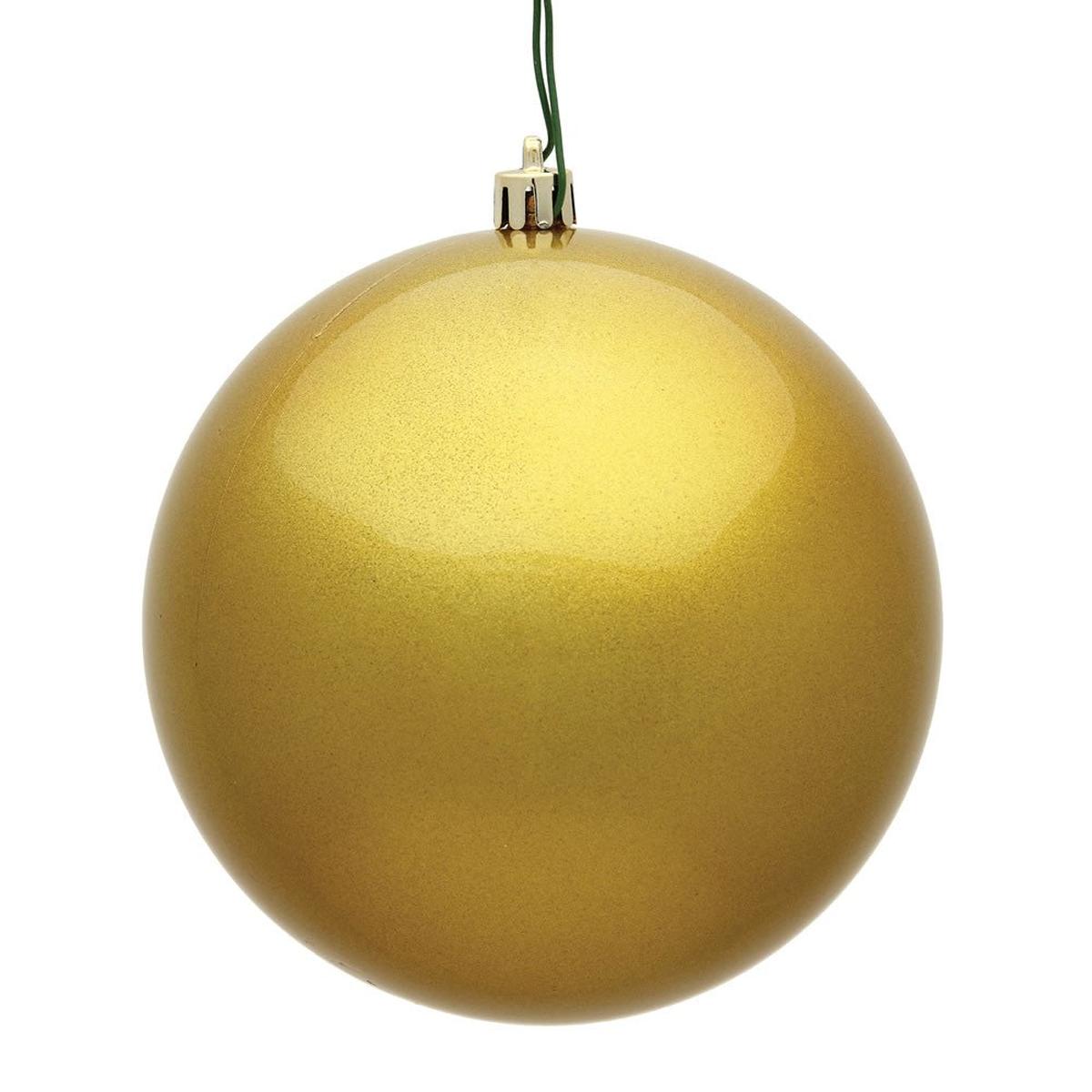 Shop For Gold Candy Ball Christmas Ornaments (6 pack) at Michelle's aDOORable Creations