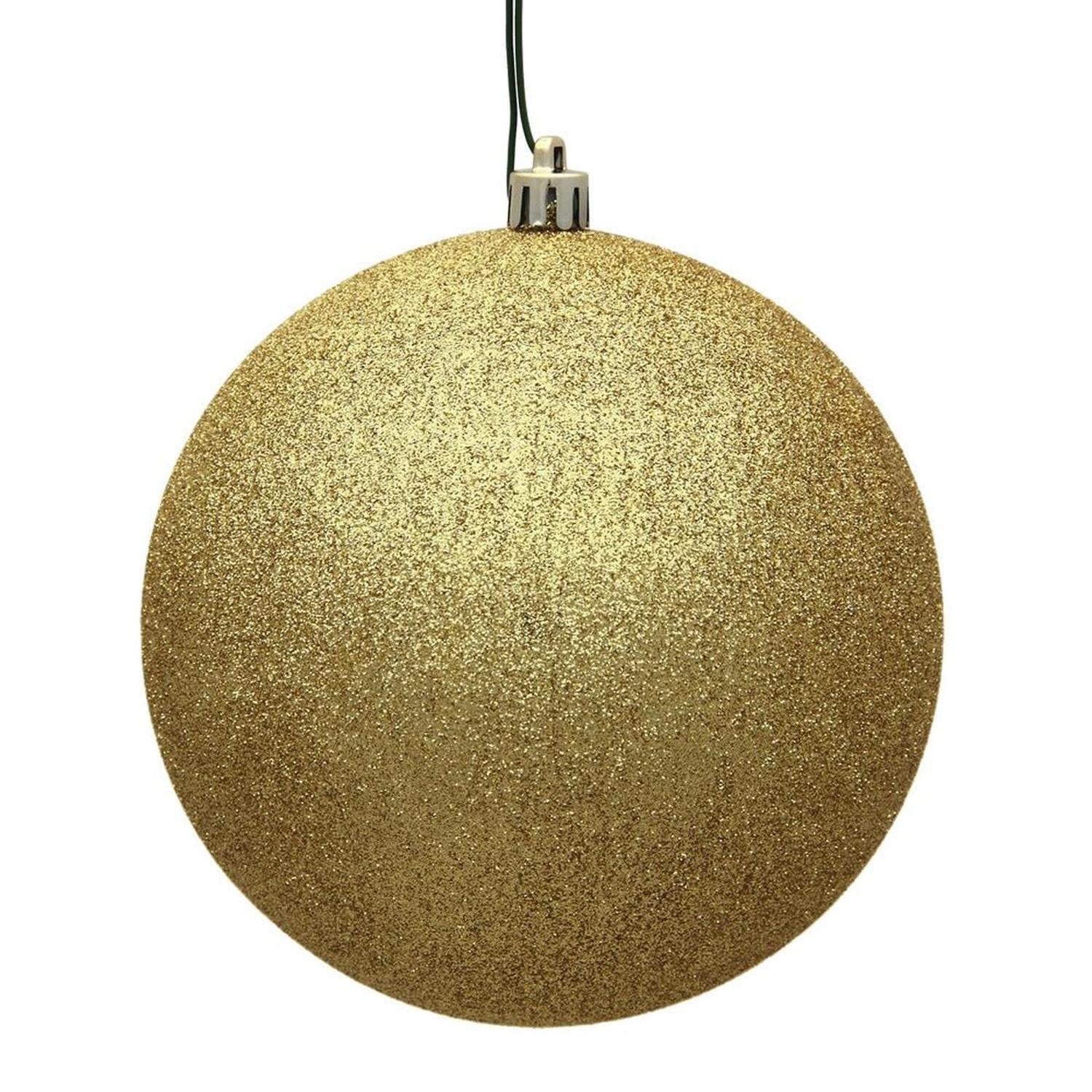 Shop For Gold Glitter Ball Christmas Ornaments (6 pack) at Michelle's aDOORable Creations