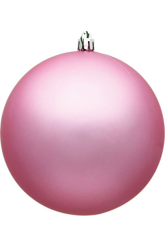 Shop For Vickerman 4" Pink Matte Ball Christmas Tree Ornament (6 pack) N591079DMV
