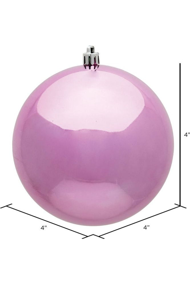 Shop For Vickerman 4" Pink Shiny Ball Christmas Tree Ornament (6 pack) N591079DSV
