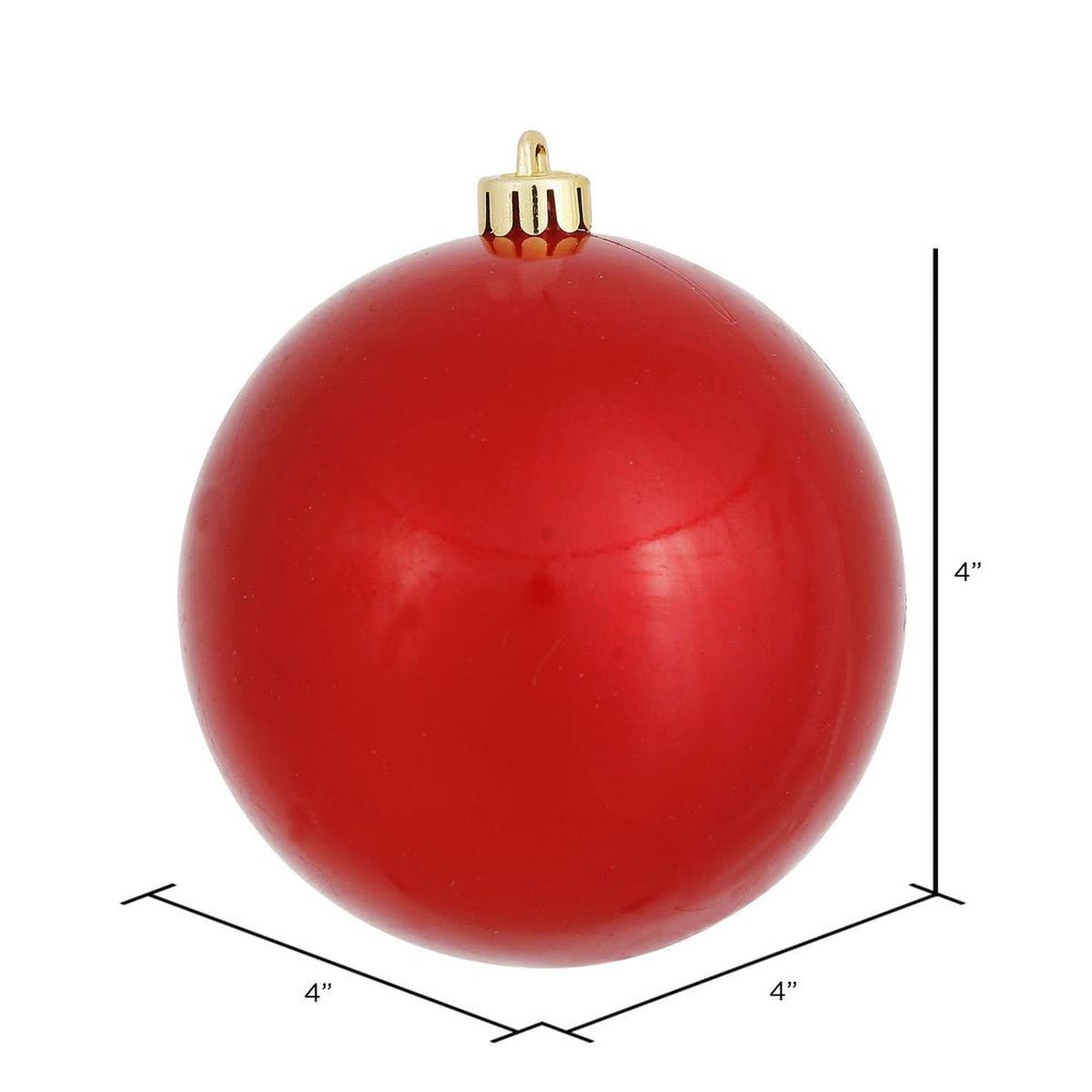 Shop For Red Candy Ball Christmas Ornaments (6 pack) at Michelle's aDOORable Creations