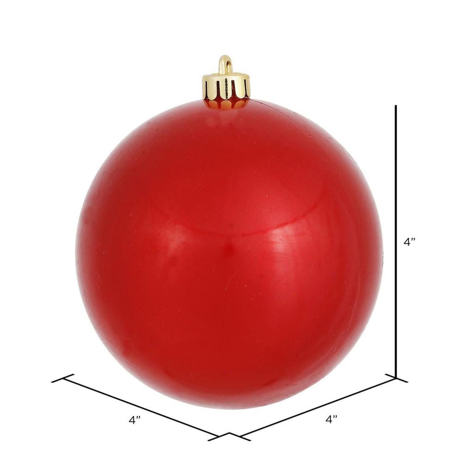 Shop For Red Candy Ball Christmas Ornaments (6 pack) at Michelle's aDOORable Creations