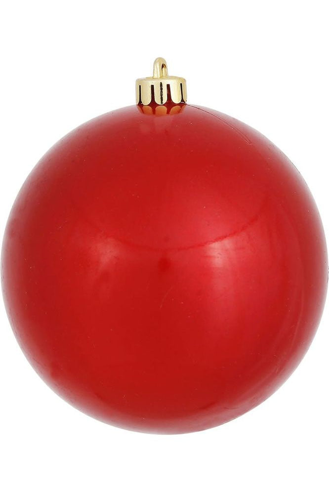 Vickerman 4" Red Candy Ball Christmas Tree Ornament (6 pack) - Michelle's aDOORable Creations - Holiday Ornaments