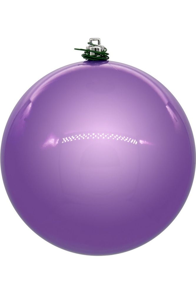 Vickerman 4.75" Lavender Pearl UV Drilled Ball Ornament (4 pack) - Michelle's aDOORable Creations - Holiday Ornaments