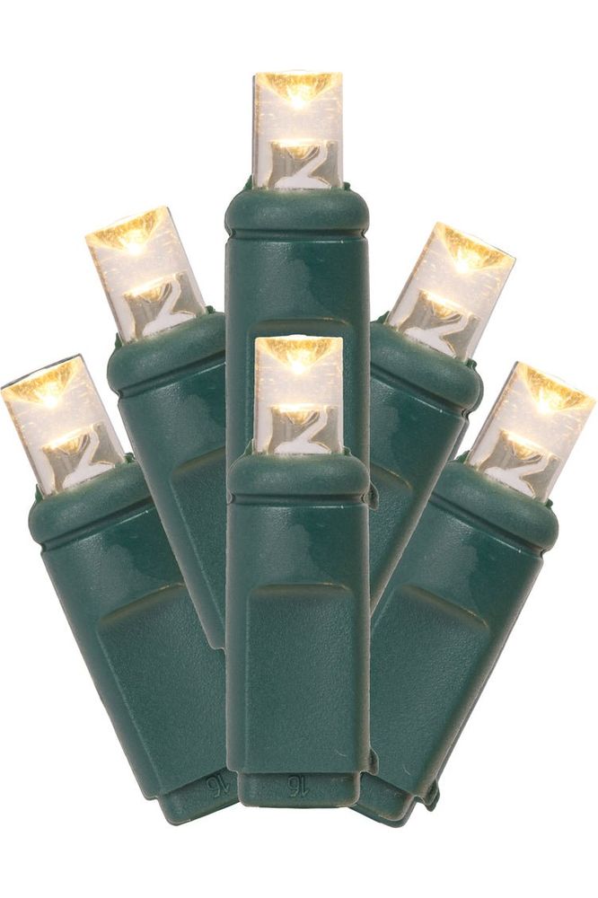 Shop For Vickerman 50 Light Wide Angle Warm White LED Christmas Lights at Michelle's aDOORable Creations