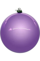 Vickerman 6" Lavender Pearl UV Drilled Ball Ornament (4 pack) - Michelle's aDOORable Creations - Holiday Ornaments