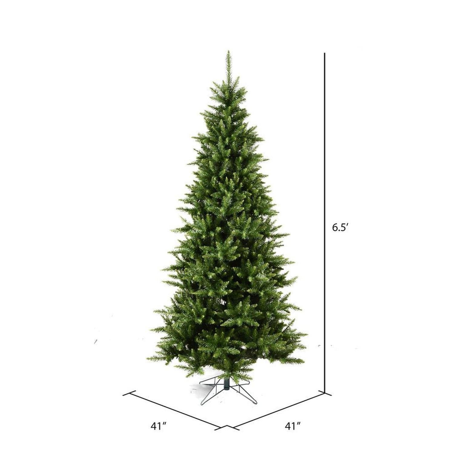 Shop For 6.5' Camdon Fir Slim Artificial Christmas Tree, Unlit at Michelle's aDOORable Creations