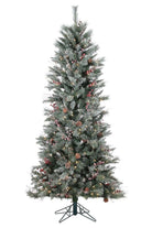 Vickerman 7' Frosted Berry Pine Tree 250CL Lights - Michelle's aDOORable Creations - Christmas Tree