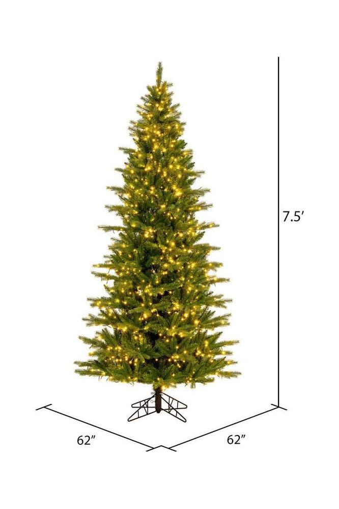 Vickerman 7.5' Balsam Spruce Artificial Christmas Tree, LED - Michelle's aDOORable Creations - Christmas Tree