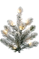 Vickerman 7.5' Flocked Bavarian Pine Artificial, with Lights - Michelle's aDOORable Creations - Christmas Tree