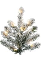 Shop For Vickerman 7.5' Flocked Bavarian Pine Artificial, with Lights at Michelle's aDOORable Creations