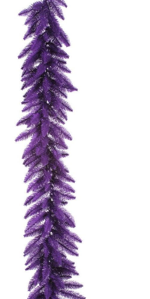 Vickerman 9' Purple Artificial Christmas Garland, Unlit - Michelle's aDOORable Creations - Garland
